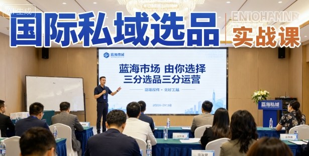 国际私域选品实战课，蓝海市场由你选择，七分选品三分运营-21资源库