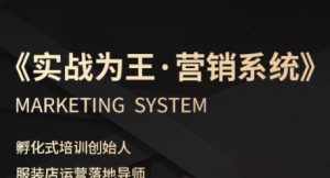 服装老板必修课《实战为王-营销系统》实现业绩被动式增长-21资源库