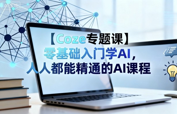 【Coze专题课】零基础入门学AI，人人都能精通的AI课程-21资源库