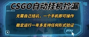 游戏自动挂G捡漏,一个手机即可操作,当天可操作见到结果,新手小白轻松月入1W+【揭秘】-21资源库