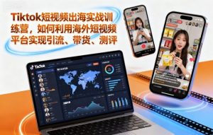 Tiktok短视频出海实战训练营，如何利用海外短视频平台实现引流、带货、测评-21资源库
