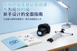 视频拍摄零基础系统课,专为视频拍摄新手设计的全面指南-21资源库