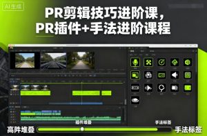 PR剪辑技巧进阶课，PR插件+手法进阶课程-21资源库