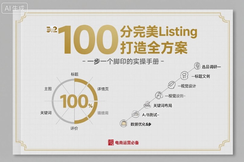 100分完美Listing打造全方案，想要完美listing必须是需要一步一个脚印的-21资源库