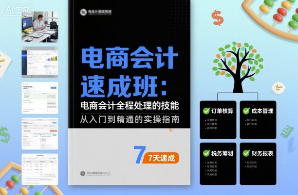 电商会计速成班，电商会计全程处理的技能-21资源库