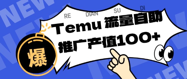 专注于Temu商家提供精准曝光浏览量，助力店铺排名提升和转化，单机日收入80-130【揭秘】-21资源库