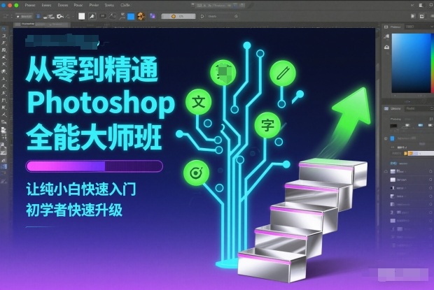从零到精通Photoshop全能大师班，让纯小白快速入门，初学者快速升级-21资源库