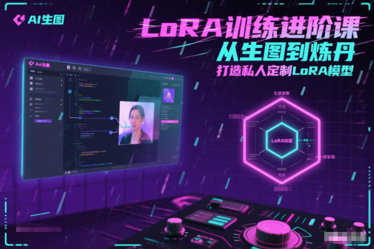 LoRA训练进阶课，从生图到炼丹，打造私人定制LoRA模型-21资源库