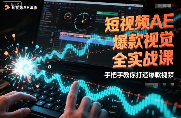 短视频AE爆款视觉全实战课，手把手教你打造爆款视频-21资源库