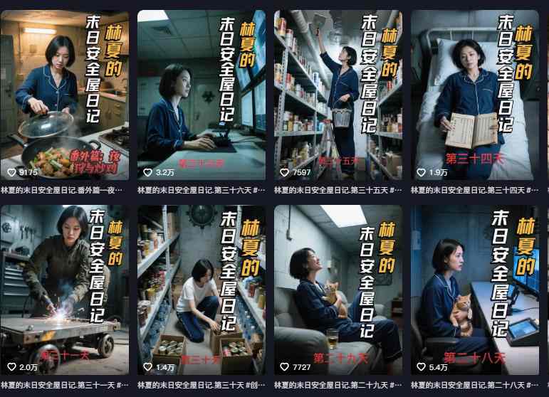 十个作品涨粉近20W！用AI制作末日安全日记连载，日入4位数，评论区爆肝求更新（附详细步骤）-21资源库