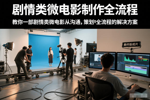 剧情类微电影制作全流程，教你一部剧情类微电影从沟通，策划到拍摄制作全流程的解决方案-21资源库