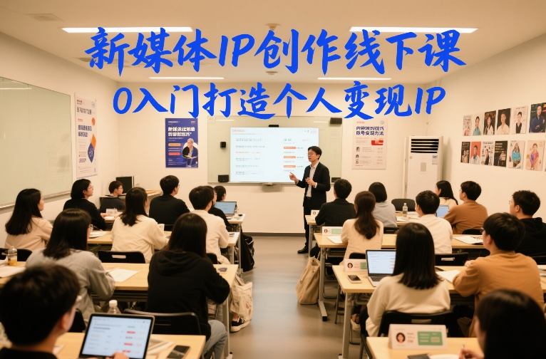 新媒体IP创作线下课，0入门打造个人变现IP-21资源库