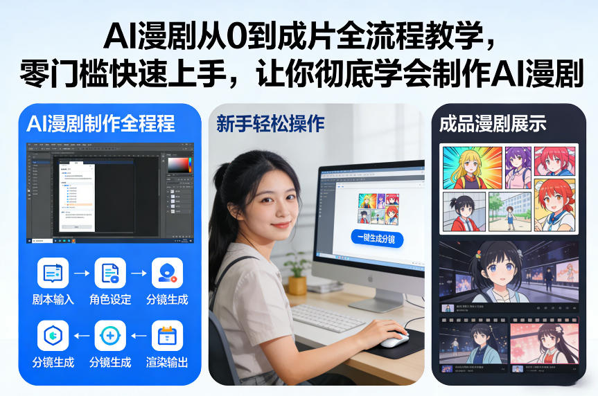 AI漫剧从0到成片全流程教学，零门槛快速上手，让你彻底学会制作AI漫剧【保姆级教程】-21资源库