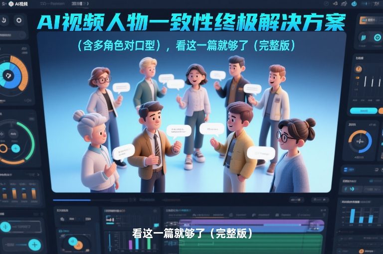 AI视频人物一致性终极解决方案（含多角色对口型），看这一篇就够了（完整版）-21资源库