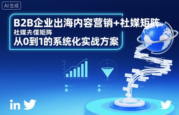 B2B企业出海内容营销+社媒矩阵，从0到1的系统化实战方案-21资源库