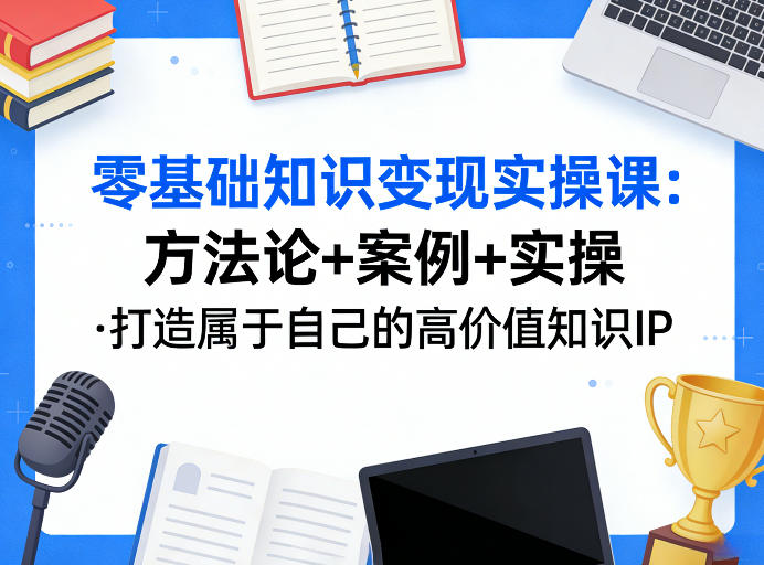 零基础知识变现实操课，方法论+案例+实操，打造属于自己的高价值知识IP-21资源库
