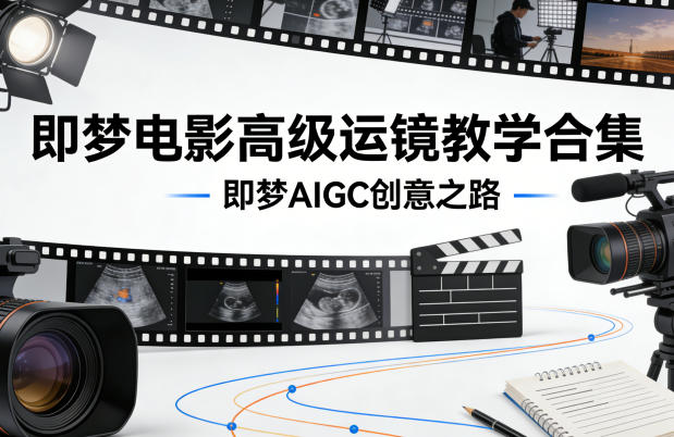即梦电影高级运镜教学合集，即梦AIGC创意之路-21资源库