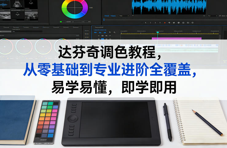 达芬奇调色教程，从零基础到专业进阶全覆盖，易学易懂，即学即用-21资源库