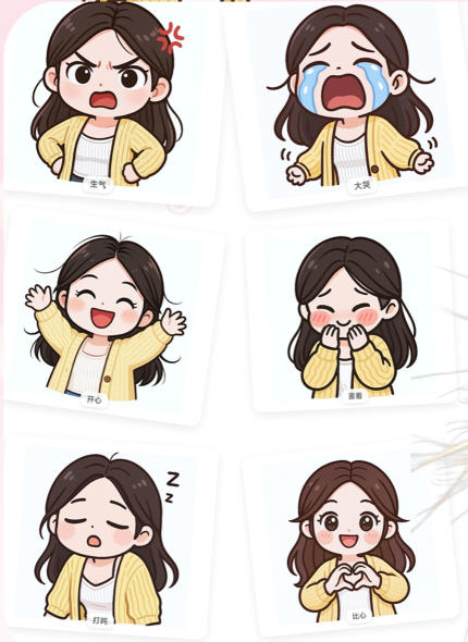 一张照片秒变多种表情包，三步就能拥有专属表情包库，零门槛玩转社交新玩法【文档】-21资源库