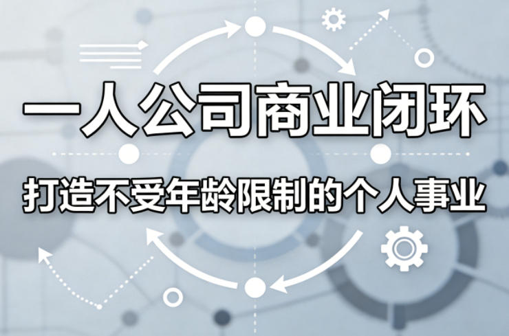 一人公司商业闭环，打造一份不受年龄限制的个人事业-21资源库