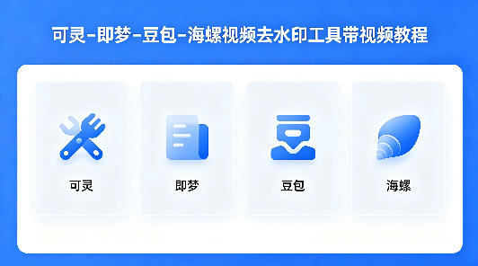 可灵–即梦–豆包–海螺视频去水印工具带视频教程-21资源库