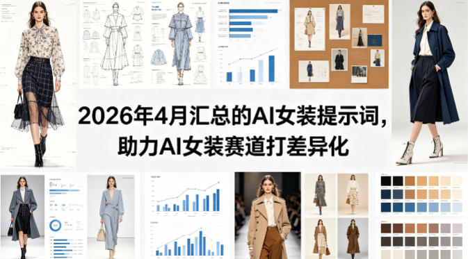 2026年4月汇总的AI女装提示词，助力AI女装赛道打差异化-21资源库