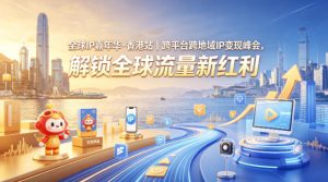 全球IP嘉年华·香港站｜跨平台跨地域IP变现峰会，解锁全球流量新红利-21资源库