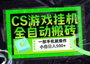 CSGO游戏挂G捡漏搬砖，超稳定的项目，带领1000+小白实现日入500+，数据可视频验证【揭秘】-21资源库