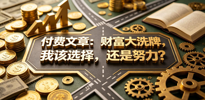 付费文章：财富大洗牌，我该选择，还是努力？-21资源库