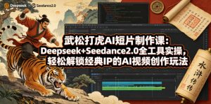 武松打虎AI短片制作课：Deepseek+Seedance2.0全工具实操，轻松解锁经典IP的AI视频创作玩法-21资源库