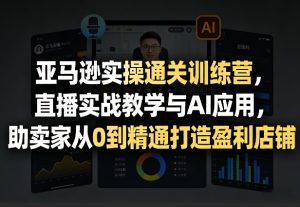 亚马逊实操通关训练营，直播实战教学与AI应用，助卖家从0到精通打造盈利店铺（更新4月29日）-21资源库