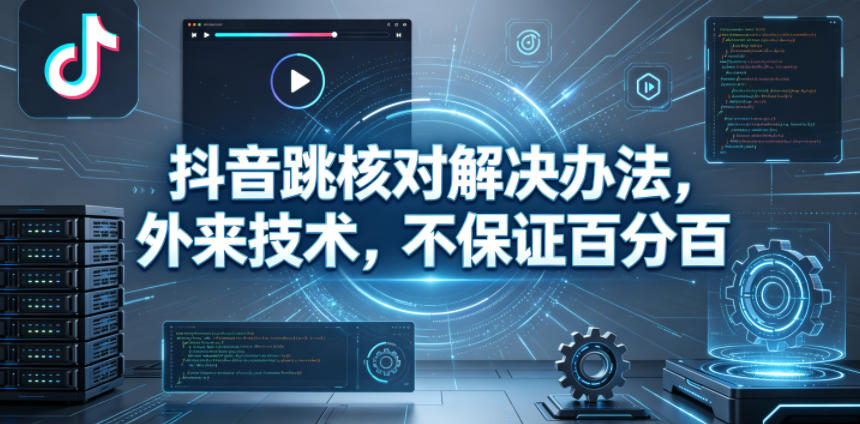 抖音跳核对解决办法，外来技术，不保证百分百-21资源库