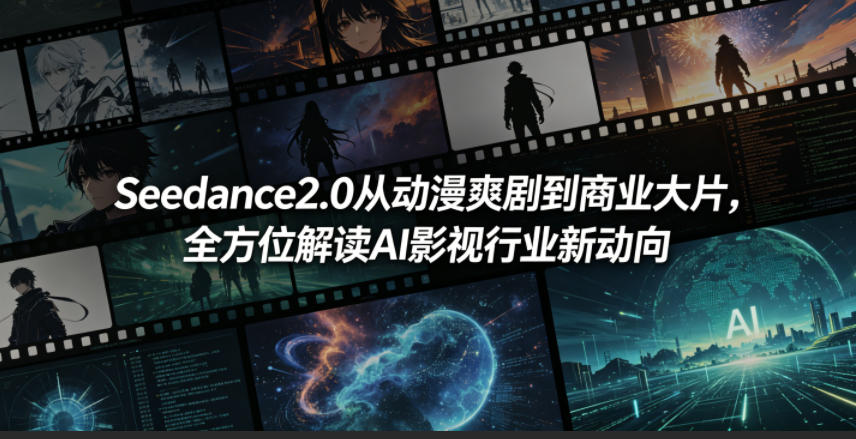 Seedance2.0从动漫爽剧到商业大片，全方位解读AI影视行业新动向-21资源库