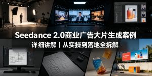 Seedance 2.0商业广告大片生成案例详细讲解｜从实操到落地全拆解-21资源库