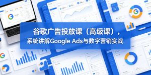 谷歌广告投放课（高级课），系统讲解Google Ads与数字营销实战-21资源库