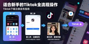 Tiktok下载注册发布，适合新手的Tiktok全流程操作-21资源库