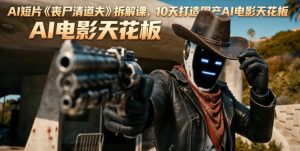 AI短片《丧尸清道夫》拆解课，10天打造国产AI电影天花板-21资源库