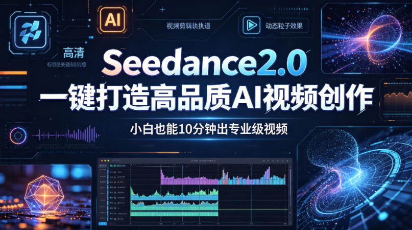 Seedance2.0一键打造高品质AI视频创作，小白也能10分钟出专业级视频-21资源库