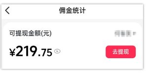 AI图文带货项目，操作2周卖出37件，已结算佣金219-21资源库