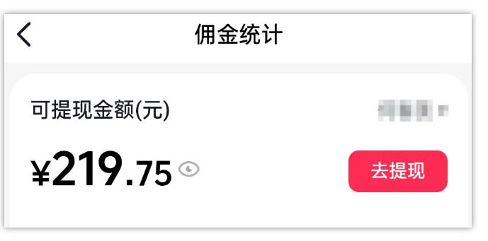 AI图文带货项目，操作2周卖出37件，已结算佣金219-21资源库