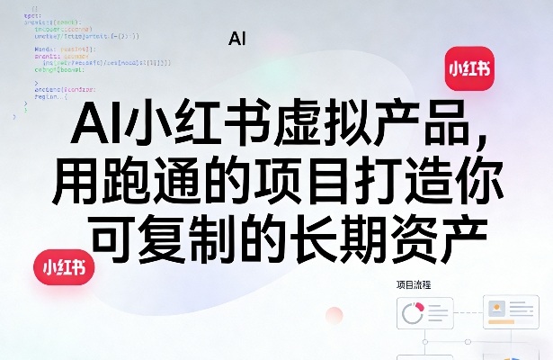AI小红书虚拟产品，用跑通的项目打造你可复制的长期资产（更新）-21资源库