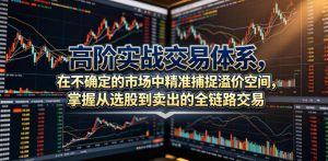高阶实战交易体系，在不确定的市场中精准捕捉溢价空间，掌握从选股到卖出的全链路交易心法（更新6月）-21资源库