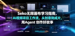 Seko无限画布学习指南，AI视频项目工作流，从创意到成片，用Agent 创作好故事-21资源库