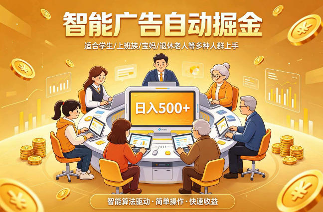 2026年最好做的项目：自动掘金项目，小白轻易上手，单日轻松收入500+【揭秘】-21资源库