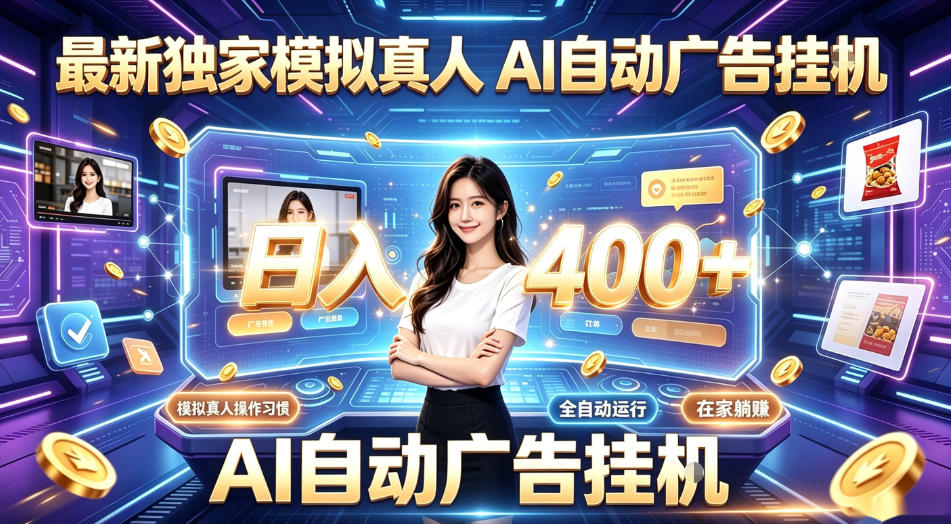 最新独家模拟真人，AI自动挂号挂G，日入400+，全程全自动运行，无需人工【揭秘】-21资源库