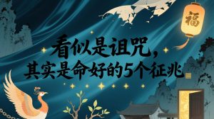 付费文章：看似是诅咒，其实是命好的5个征兆-21资源库