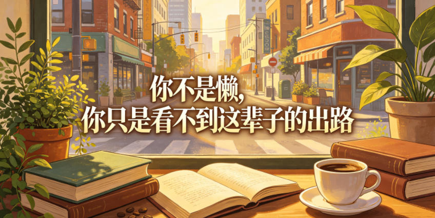 付费文章：你不是懒，你只是看不到这辈子的出路-21资源库