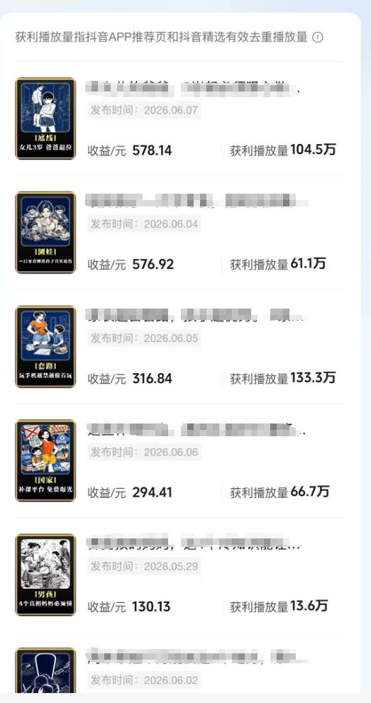 抖音某博主的育儿Ai视频全流程0-1实操，伙伴计划+分成计划+商单收徒等多种收益，日入300+-21资源库