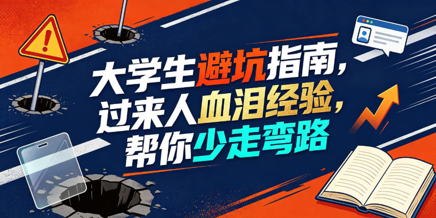 某公众号付费文章：大学生避坑指南，过来人血泪经验，帮你少走弯路-21资源库