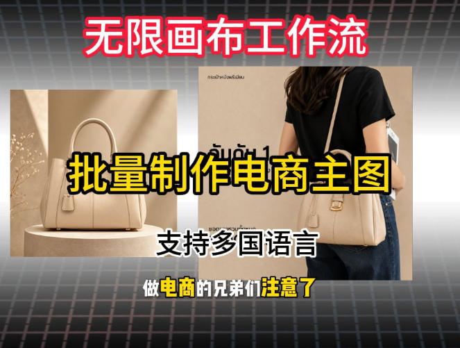 批量复刻电商爆款主图工作流搭建教学，批量下载，支持多国语言，不管是国内电商还是跨境店群都能用-21资源库
